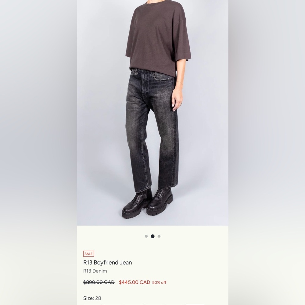 R13 jeans sz28